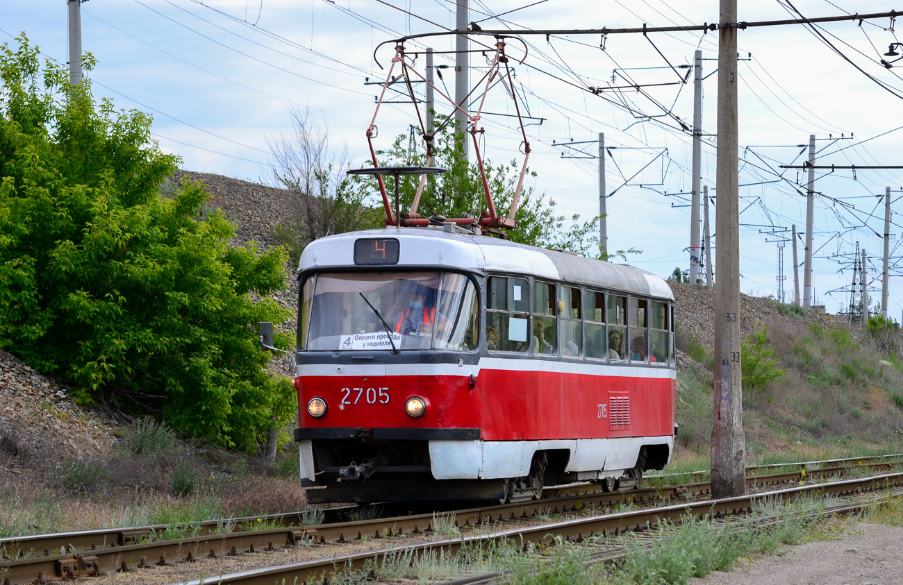 Волгоград, Tatra T3SU № 2705