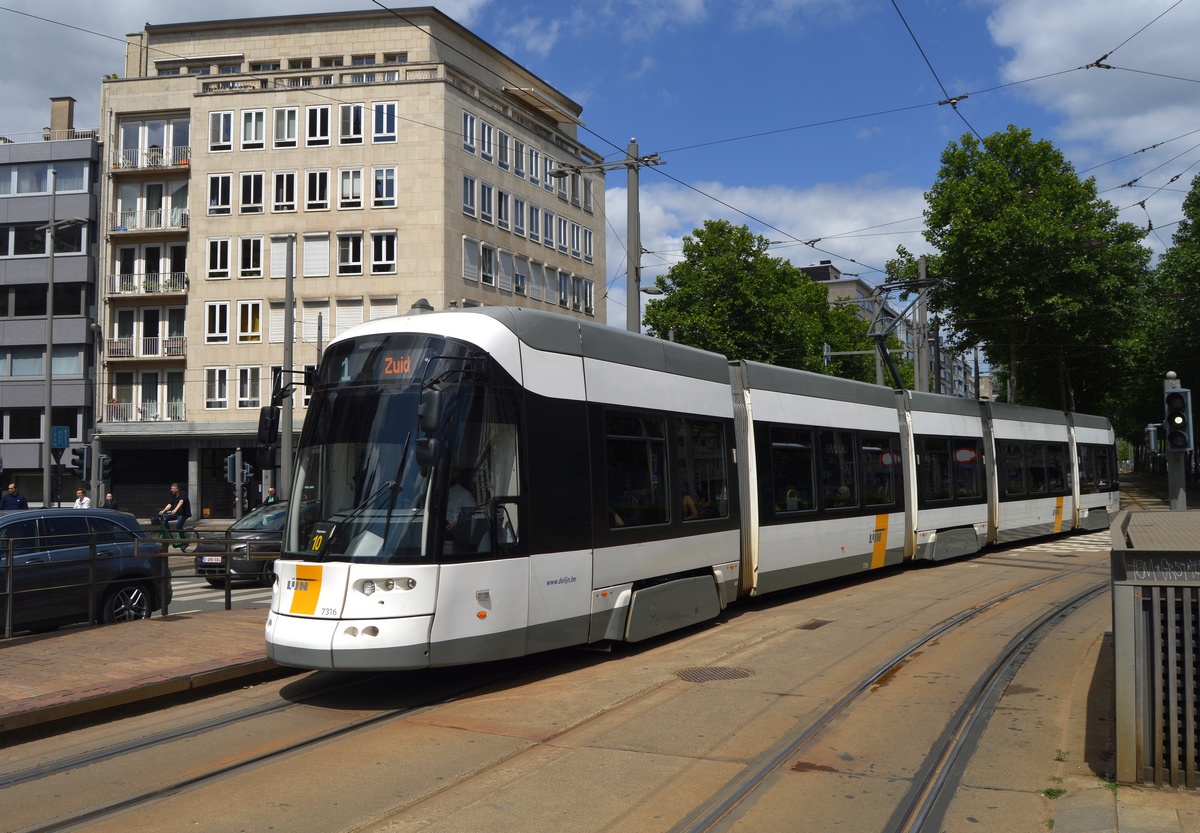 Антверпен, Bombardier Flexity 2 № 7316