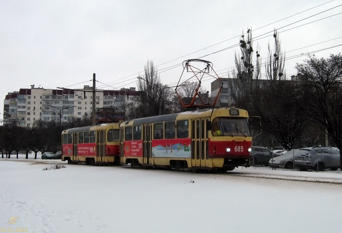 Харьков, Tatra T3SU № 685