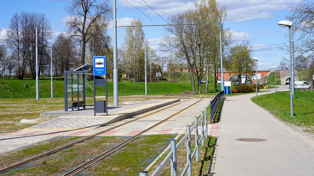 Даугавпилс — Трамвайные линии и инфраструктура