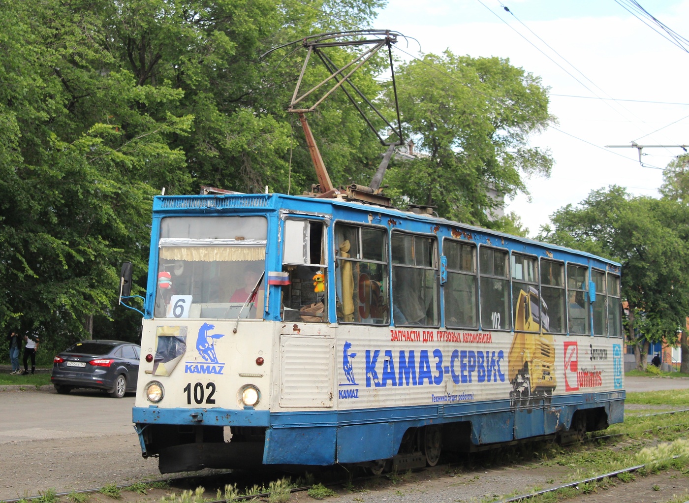 Прокопьевск, 71-605 (КТМ-5М3) № 102 Прокопьевск, 71-605 (КТМ-5М3) № 102