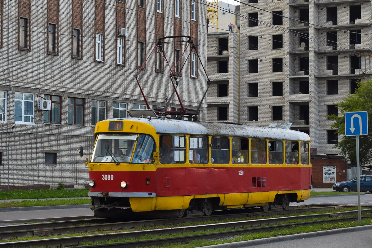 Барнаул, Tatra T3SU № 3080