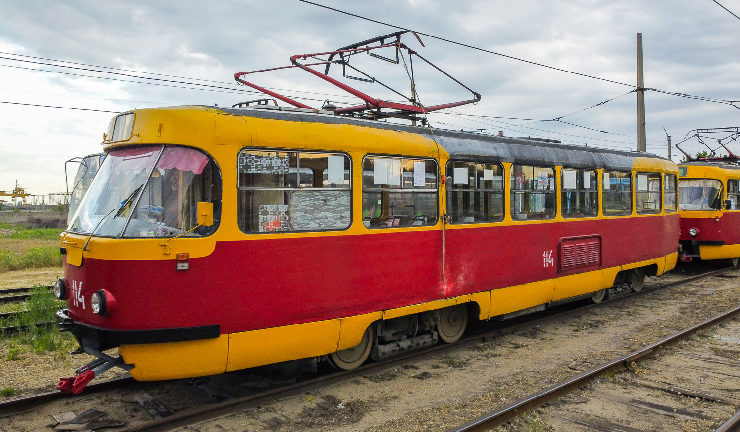Volžska, Tatra T3SU № 114; Volžska — Tram Depot