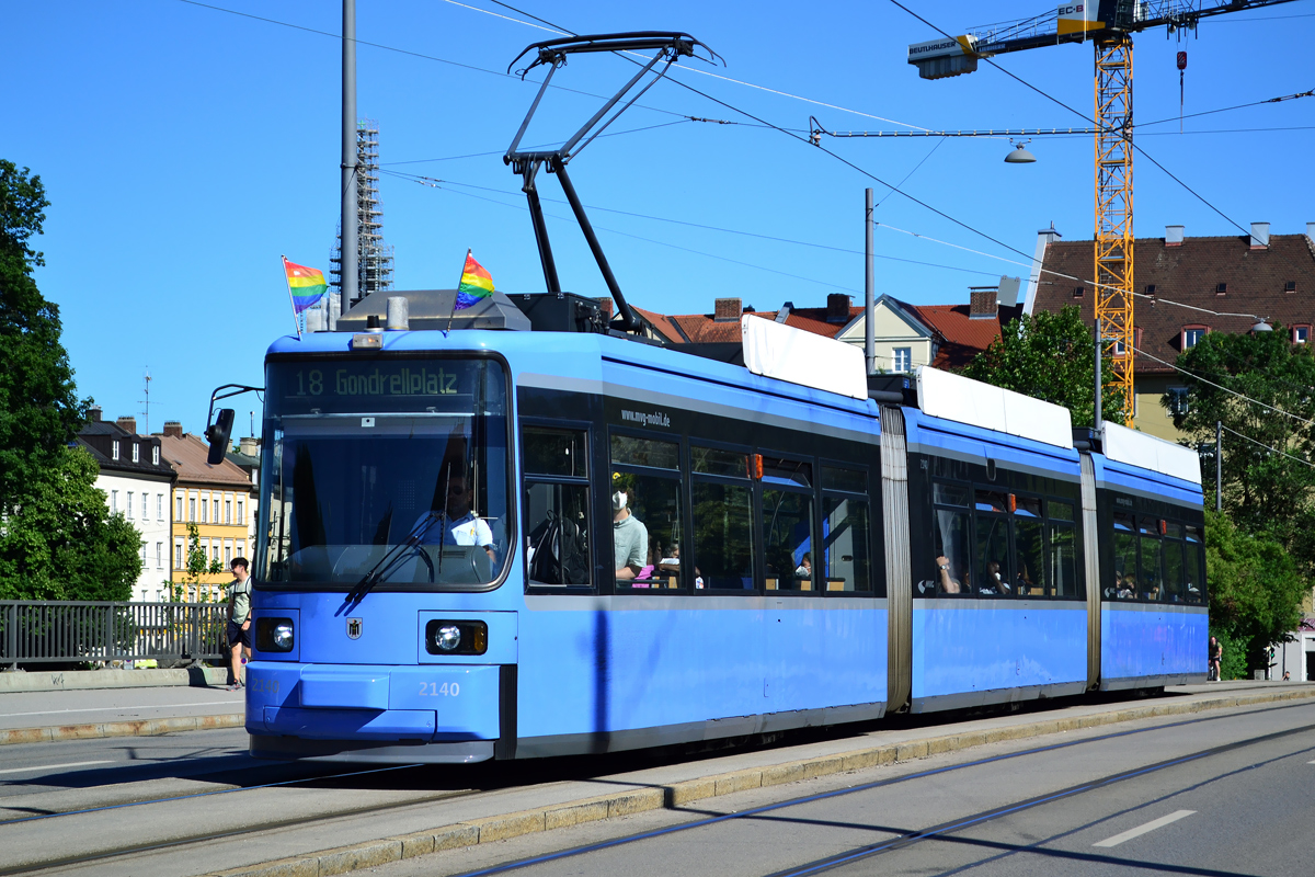 Мюнхен, Adtranz R2.2b № 2140