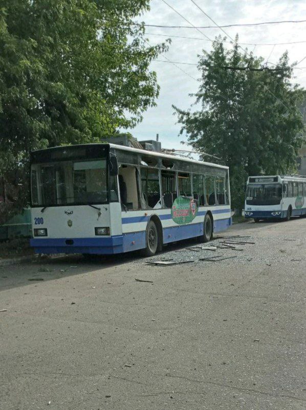 Бахмут, ЮМЗ Т1Р (Т2П) № 200; Бахмут — Последствия боевых действий — 24.02.2022 — ...