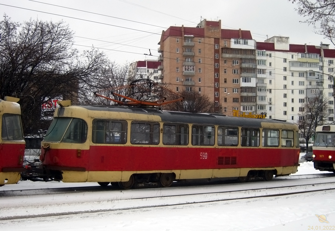 Харьков, Tatra T3SU № 590 Харьков, Tatra T3SU № 590