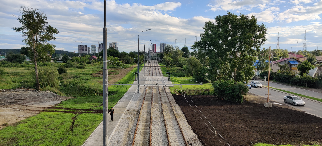 Екатеринбург — Строительство междугородной трамвайной линии Екатеринбург — Верхняя Пышма; Верхняя Пышма — Строительство междугородной трамвайной линии Екатеринбург — Верхняя Пышма