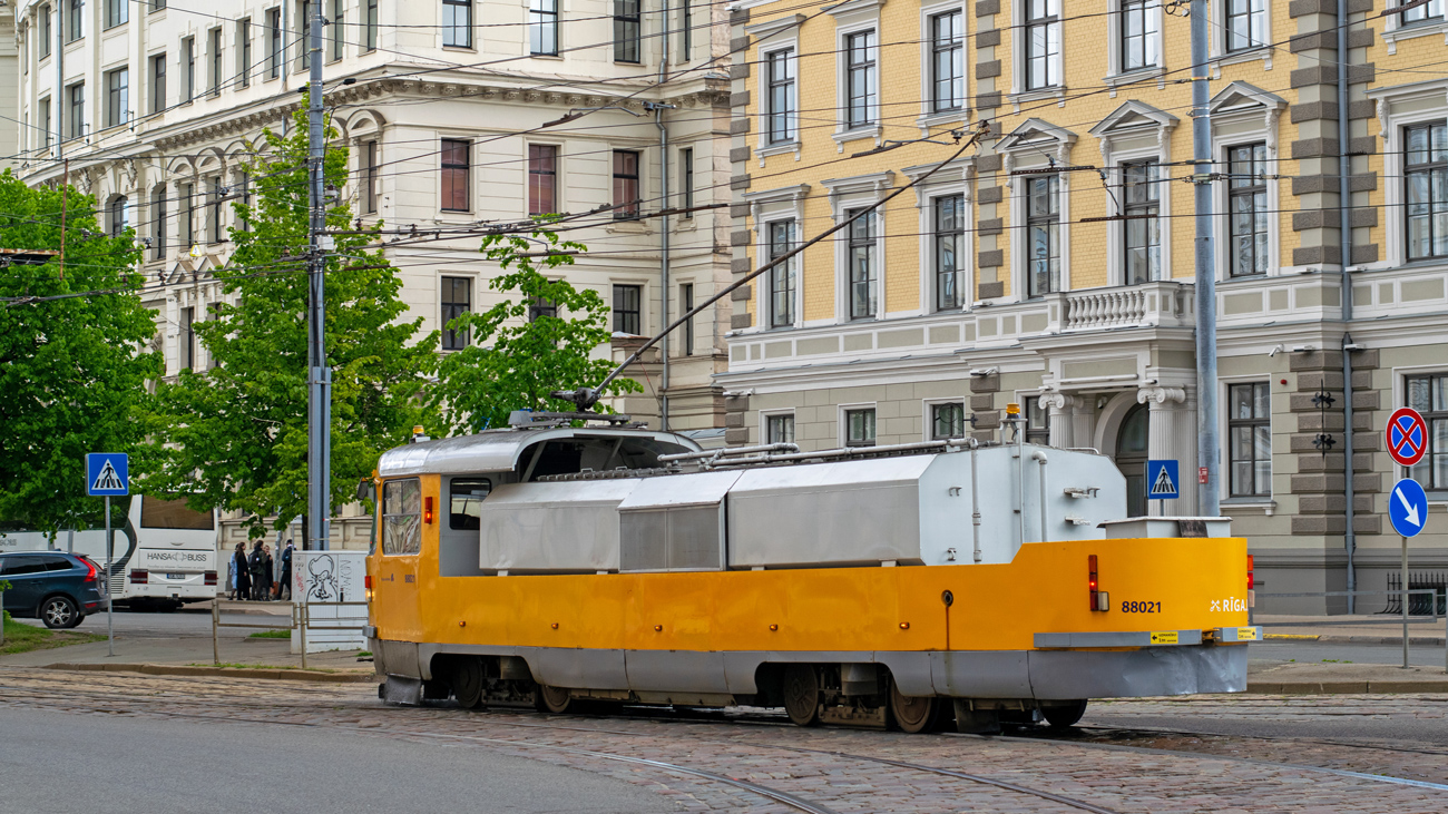 Рига, Tatra T3SU (двухдверная) № 88021