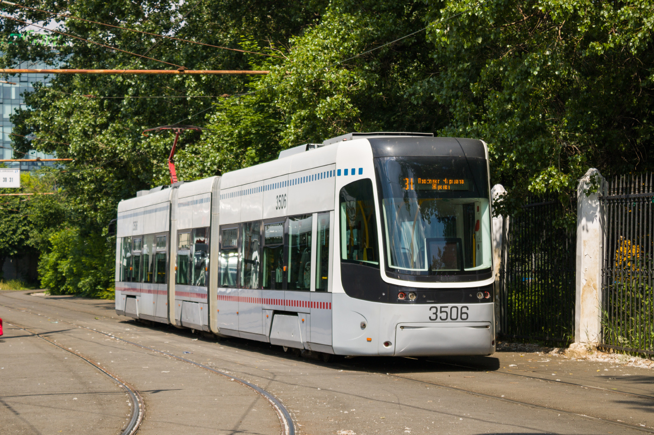 Moscow, 71-414 (Pesa Fokstrot) # 3506 Moscow, 71-414 (Pesa Fokstrot) # 3506