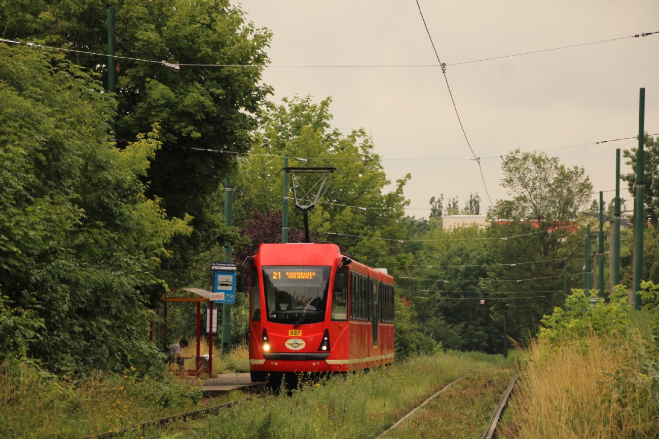 Верхнесилезская агломерация, Duewag Ptm № 907