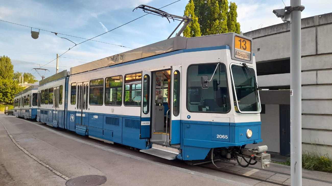 Zurich, SWP/SIG/BBC Be 4/6 "Tram 2000" № 2065