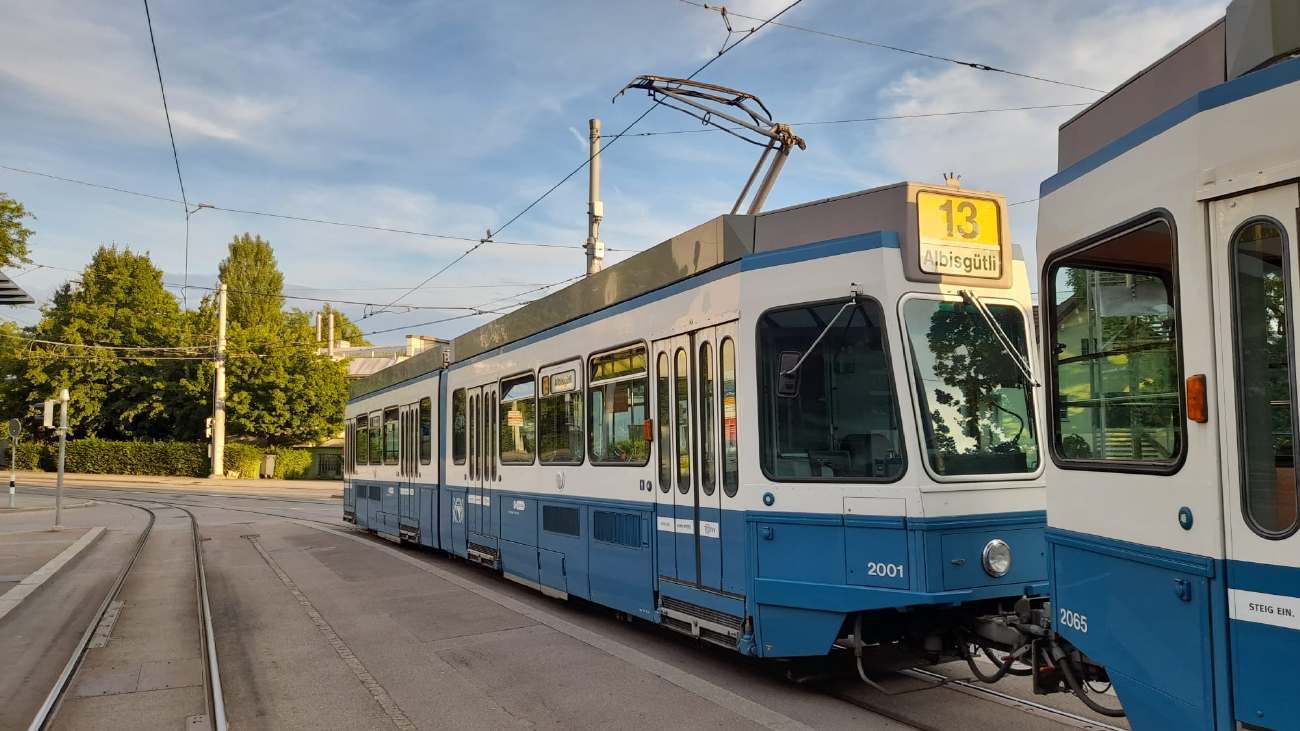 Цюрих, SWS/SWP/BBC Be 4/6 "Tram 2000" № 2001