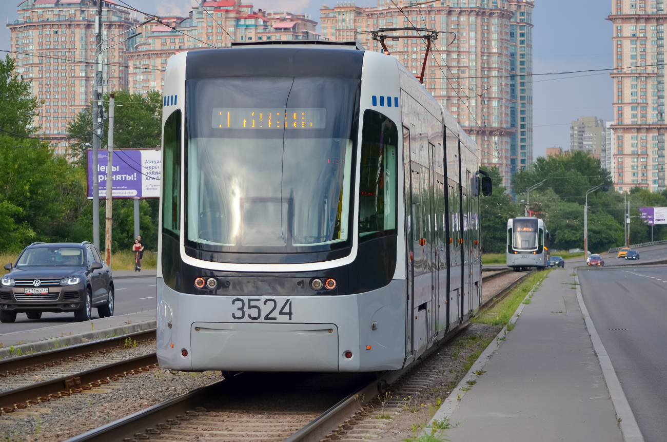 Москва, 71-414 (Pesa Fokstrot) № 3524