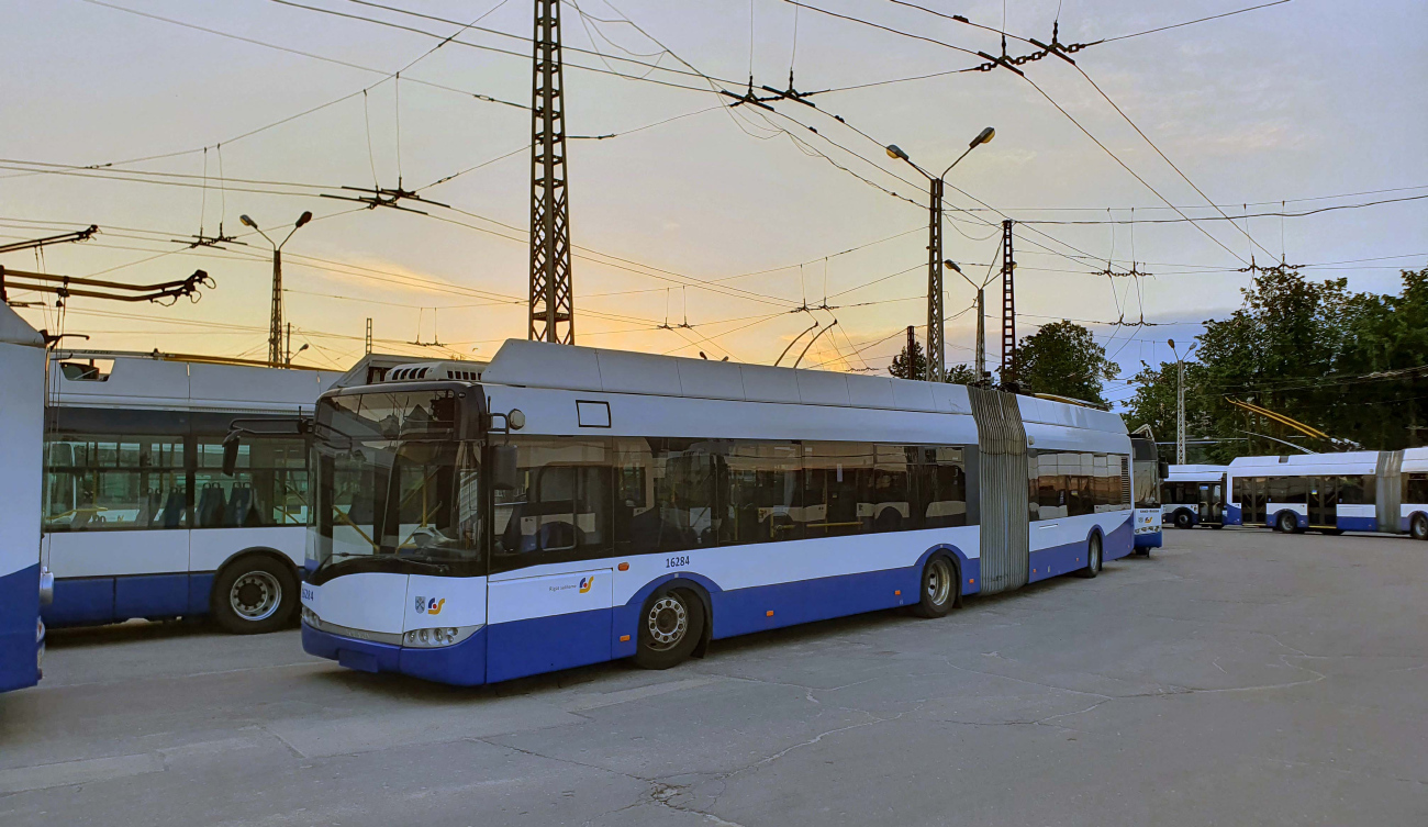 Рига, Solaris Trollino III 18 Ganz № 16284