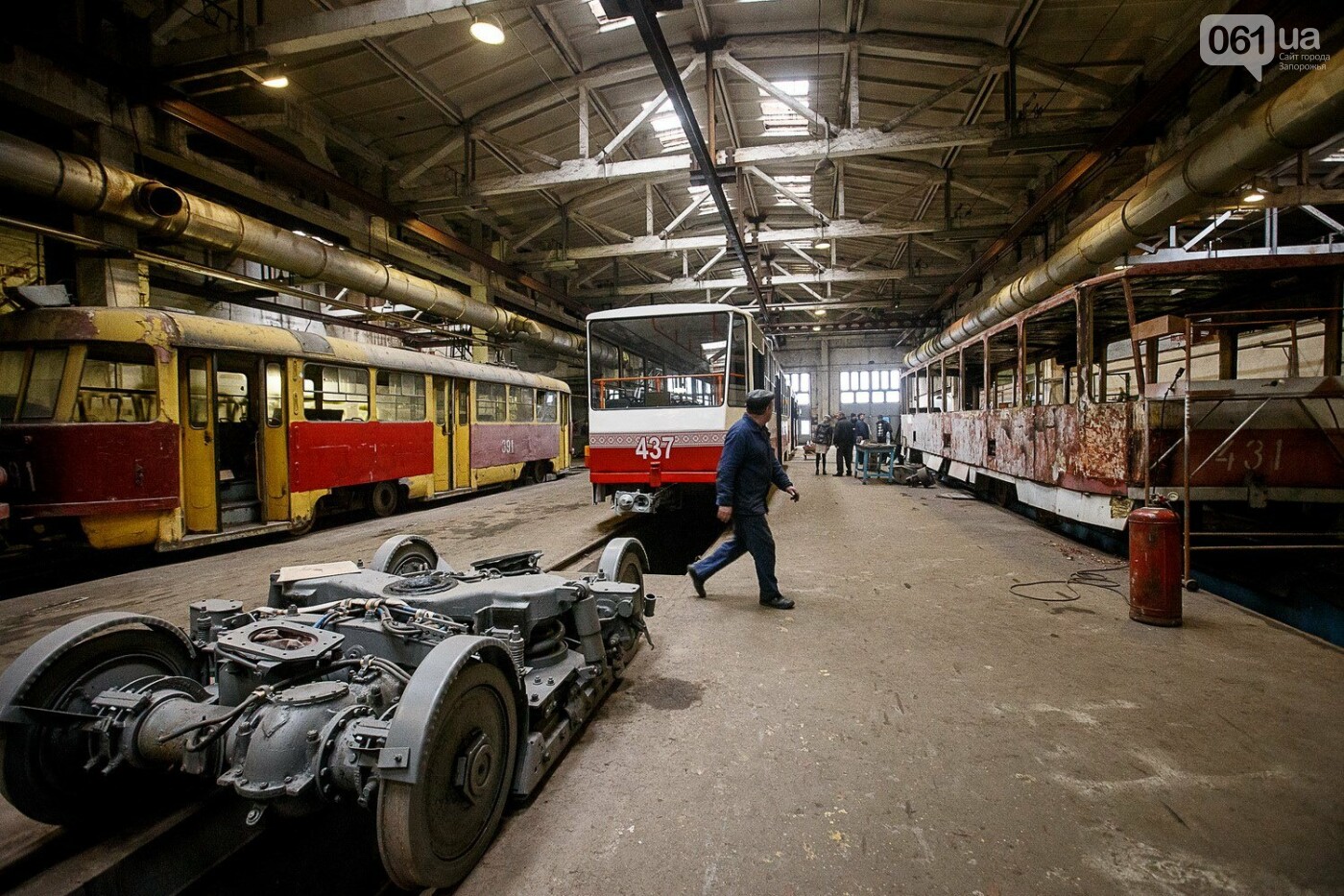 Запорожье, Tatra T3SU № 391; Запорожье, Tatra T6B5SU № 437; Запорожье, Tatra T6B5SU № 431