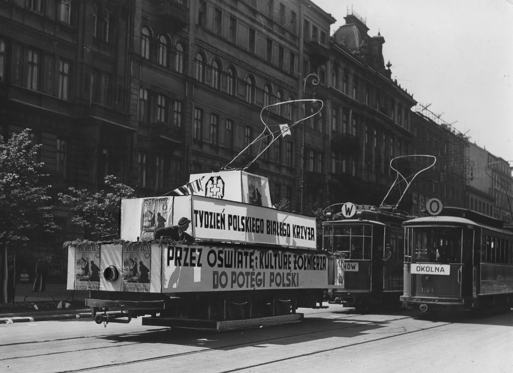 Warsaw, Nivelles 2-axle trailer car Br. 1124