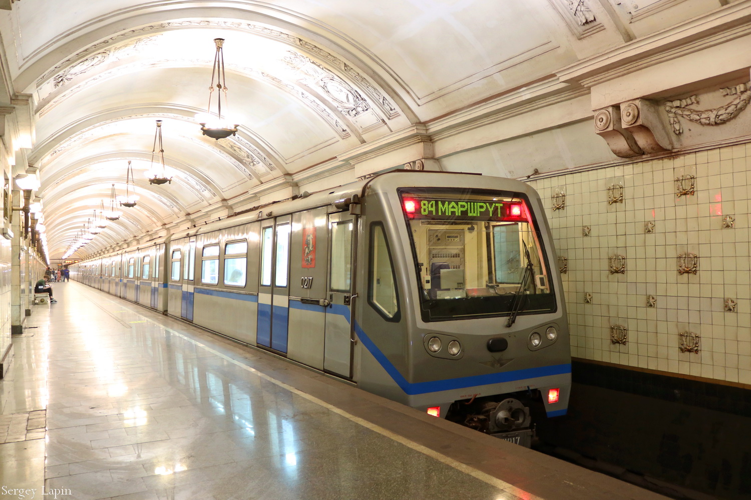 Москва, 81-740.4 «Русич» № 0217; Москва — Парад поездов ко дню Московского транспорта 9 — 10 июля 2022