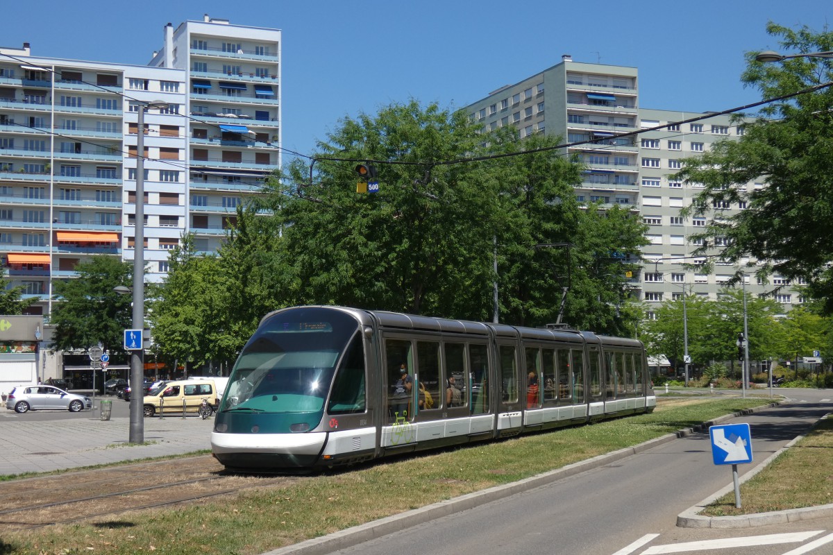 Страсбург, Bombardier Eurotram (Flexity Outlook) № 1034