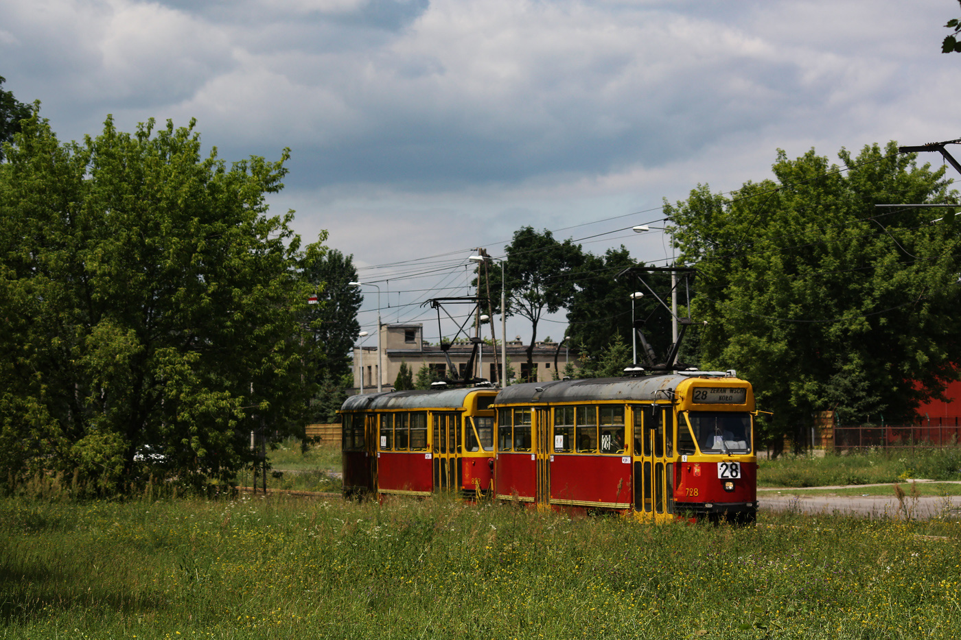 Варшава, Konstal 13N № 728