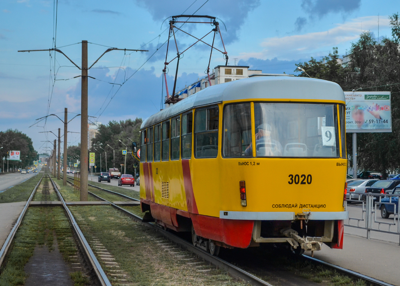 Барнаул, Tatra T3SU КВР Барнаул № 3020