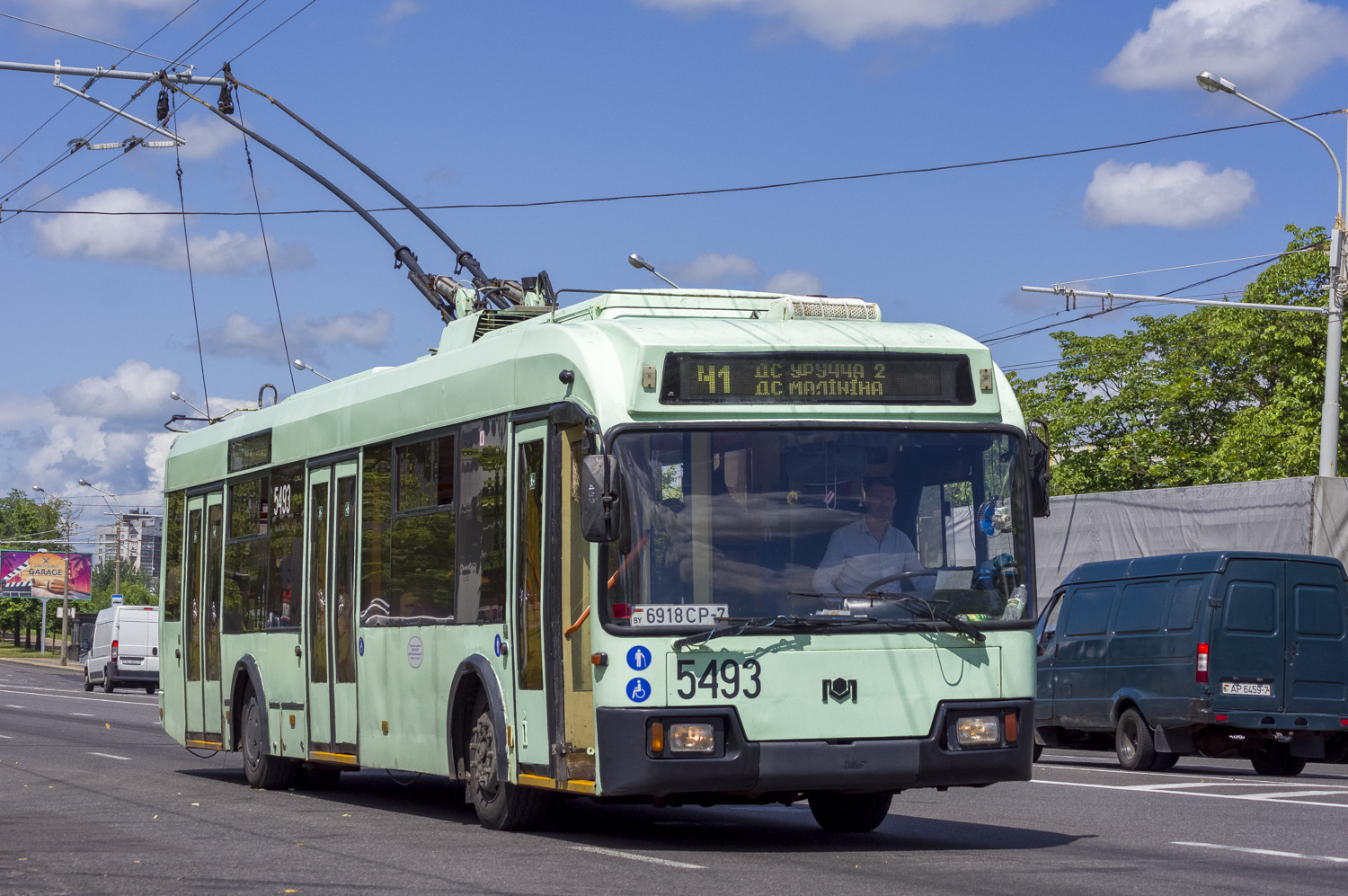 Минск, БКМ 321 № 5493