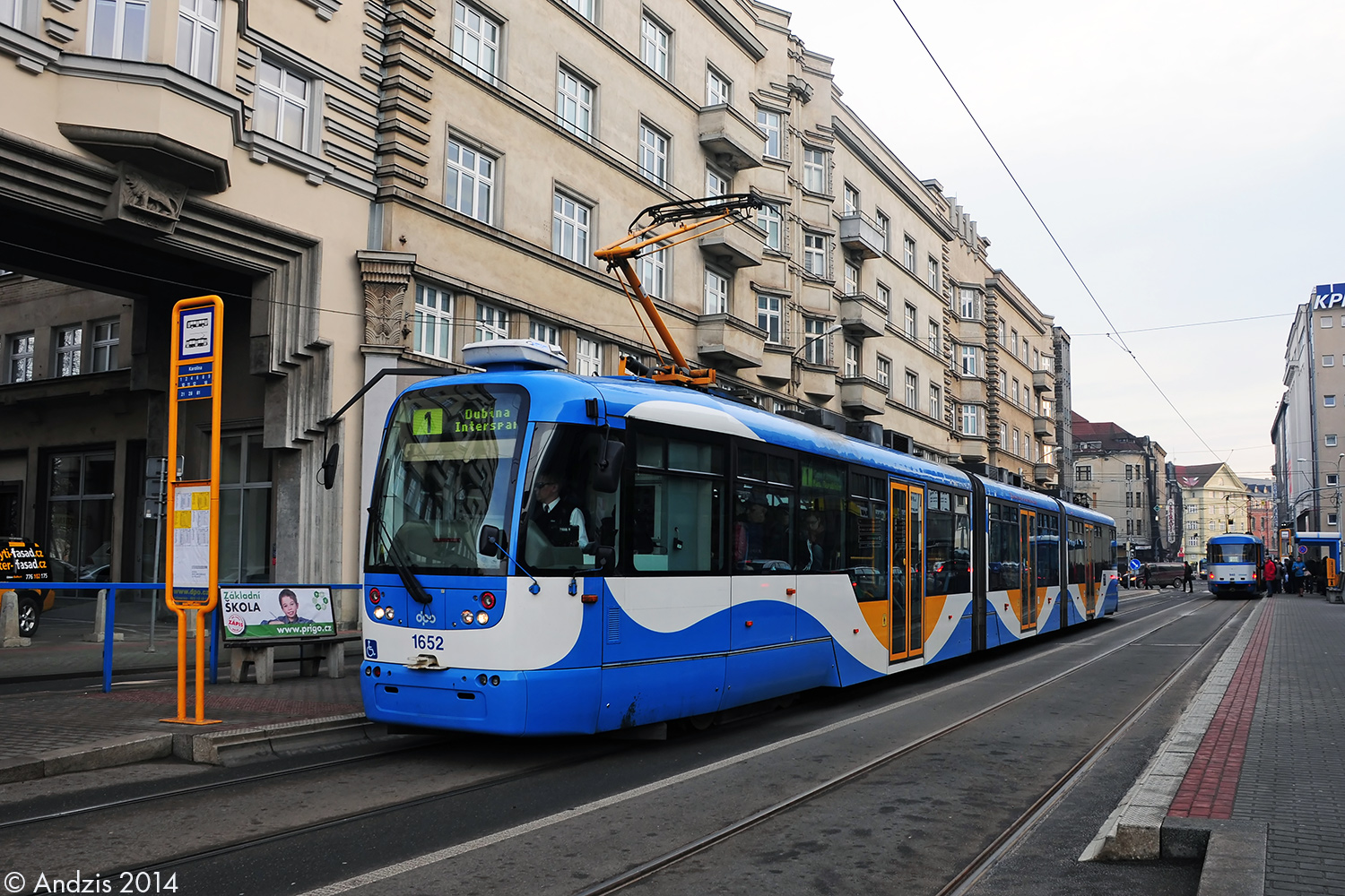 Острава, Vario LF3/2.E № 1652 Острава, Vario LF3/2.E № 1652