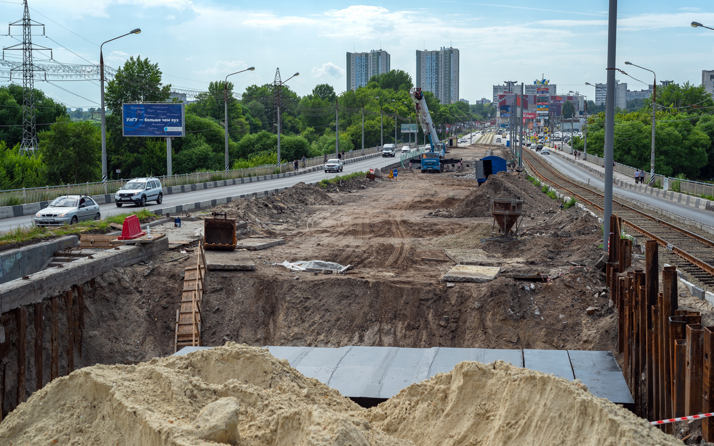Ульяновск — Ремонт моста по улице Минаева