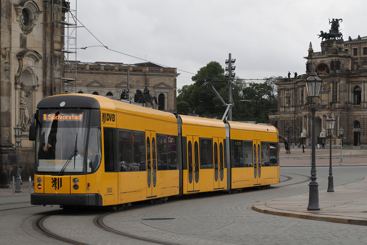 Дрезден, Bombardier NGT D8 DD 	 № 2603 Дрезден, Bombardier NGT D8 DD 	 № 2603