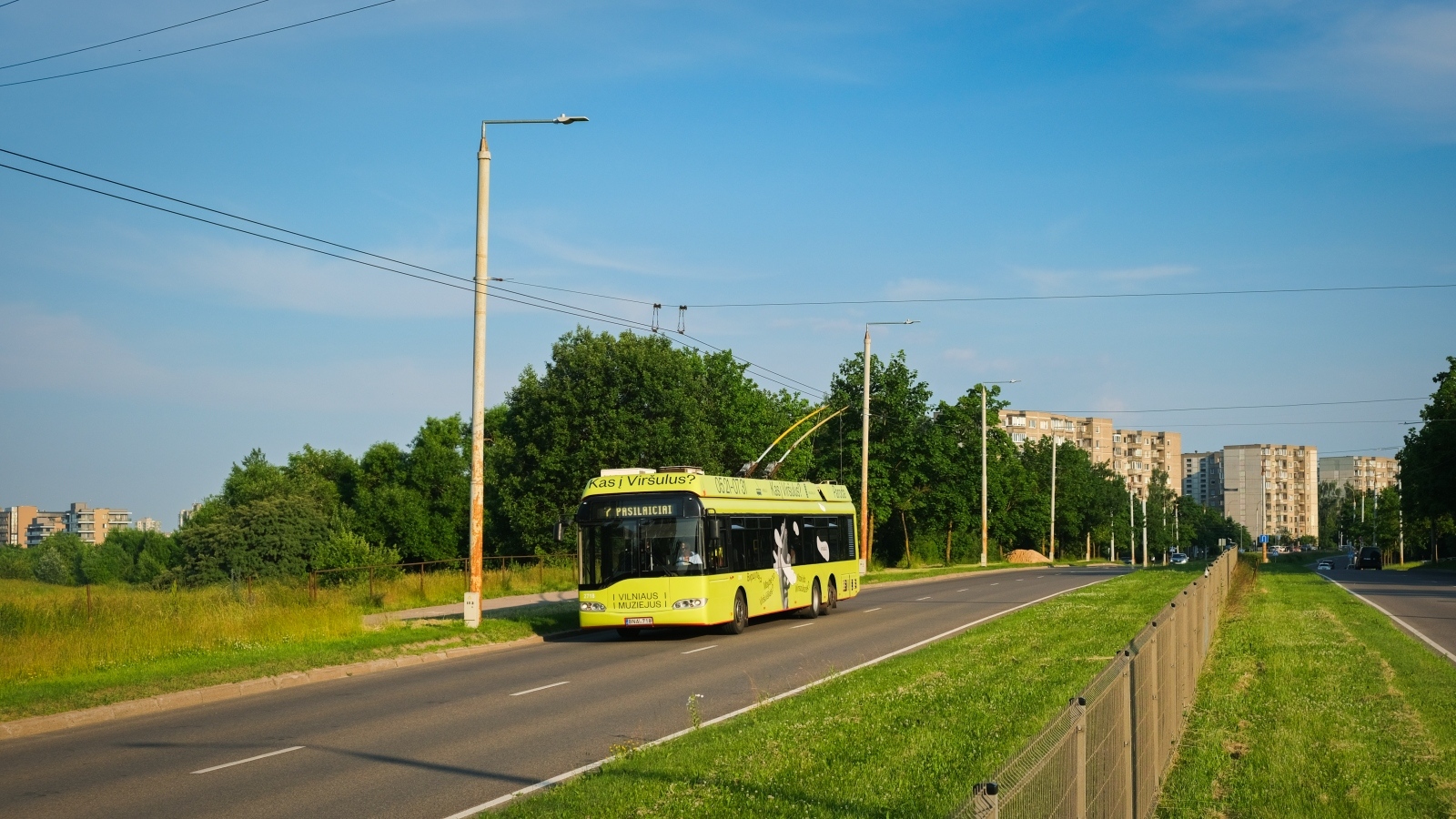 Вильнюс, Solaris Trollino II 15 AC № 2718