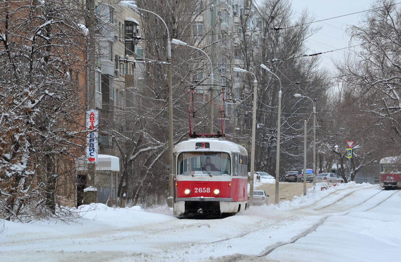 Волгоград, Tatra T3SU (двухдверная) № 2658