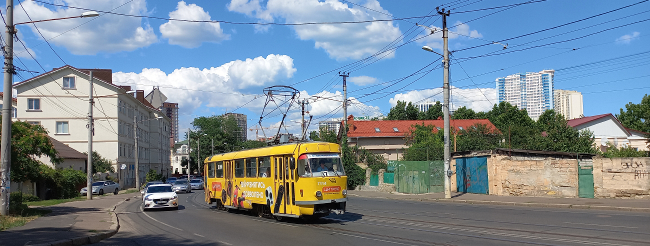 Одесса, Tatra T3SUCS № 7114