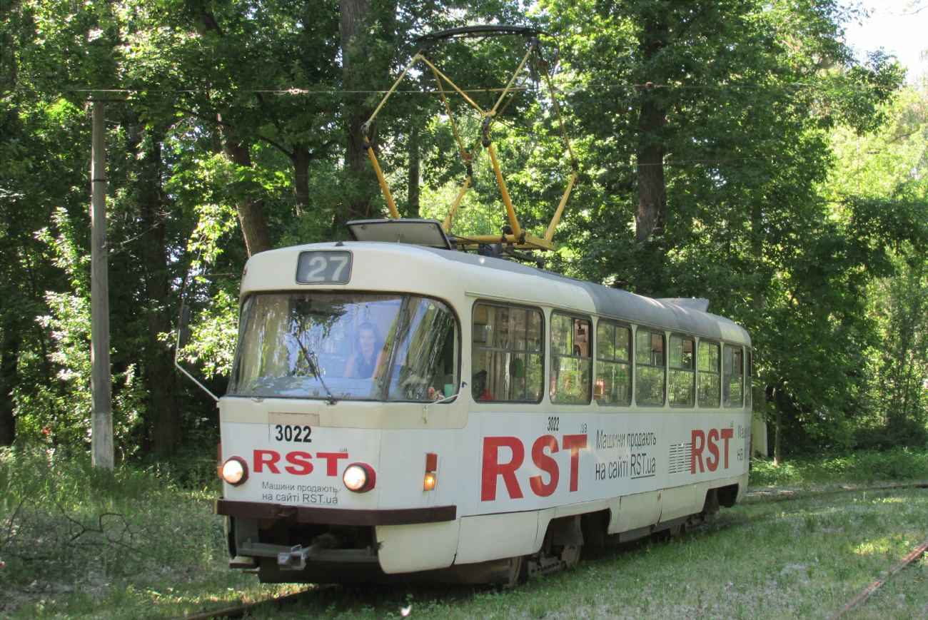 Харьков, Tatra T3SUCS № 3022