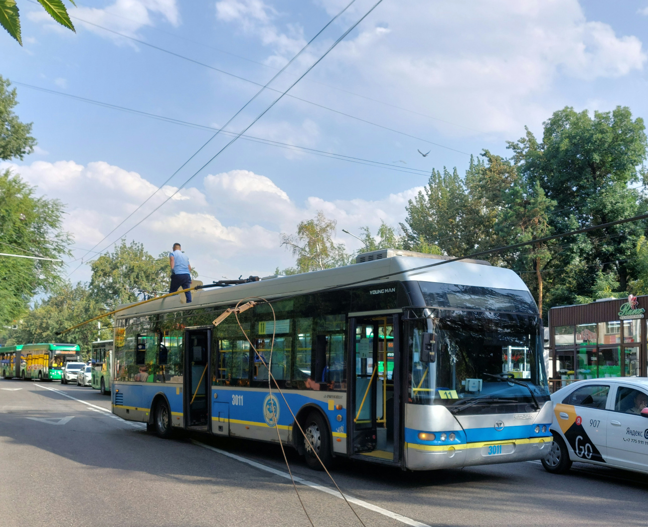 Алмати, YoungMan JNP6120GDZ (Neoplan Kazakhstan) № 3011