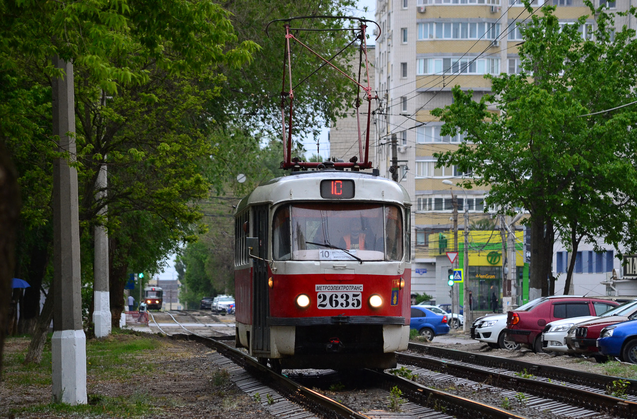 Волгоград, Tatra T3SU (двухдверная) № 2635
