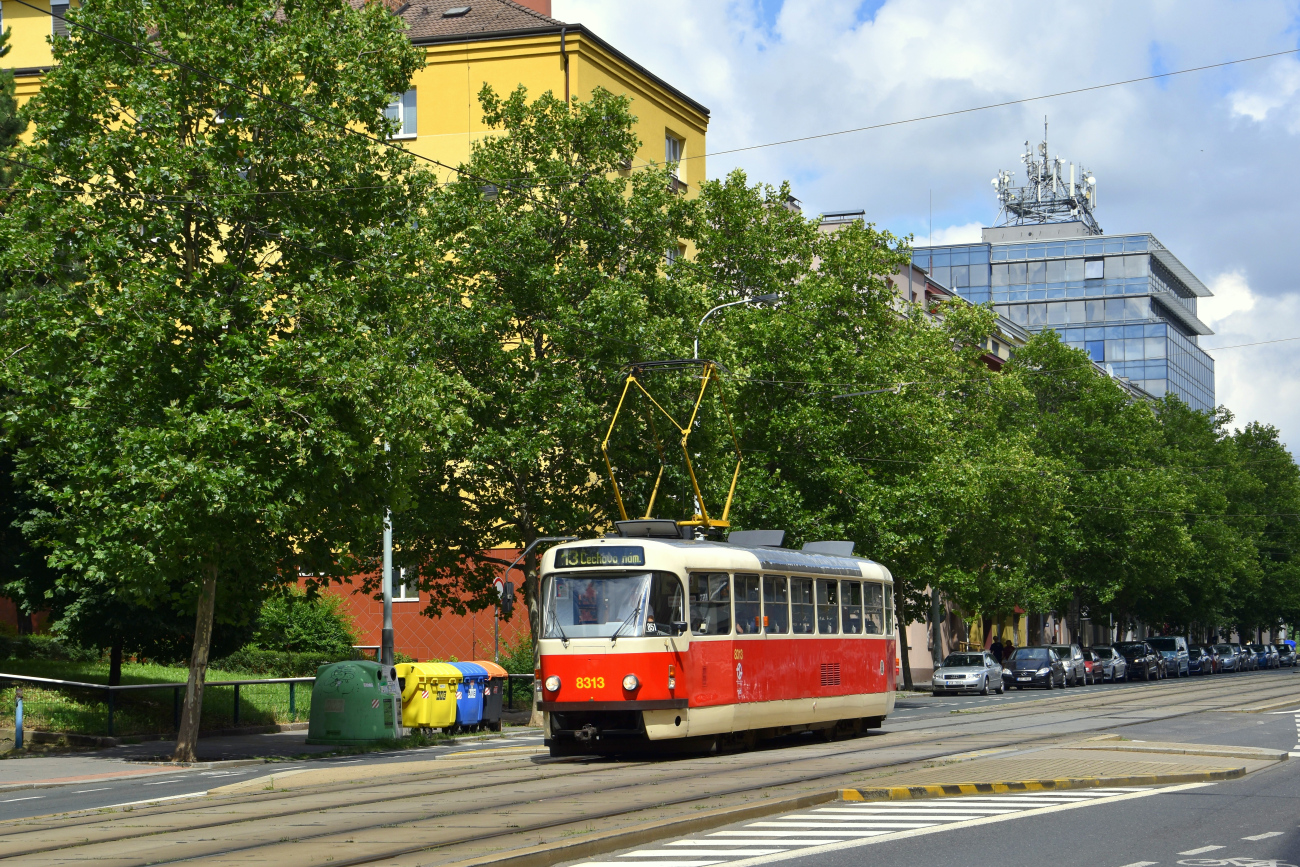 Прага, Tatra T3R.P № 8313