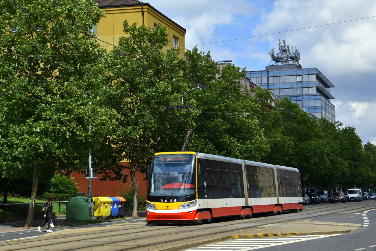 Прага, Škoda 15T7 ForCity Alfa Praha № 9426 Прага, Škoda 15T7 ForCity Alfa Praha № 9426