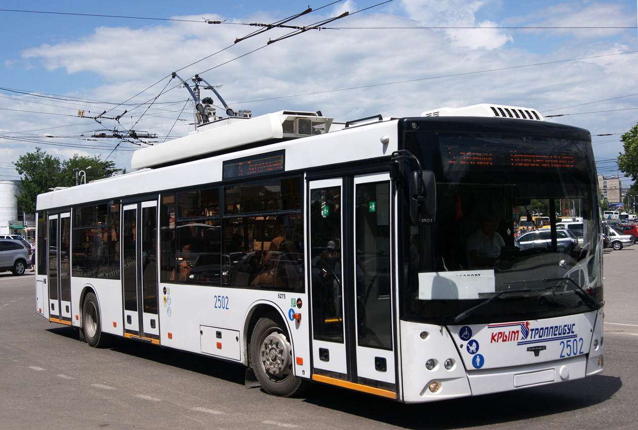 Крымский троллейбус, СВАРЗ-МАЗ-6275 № 2502