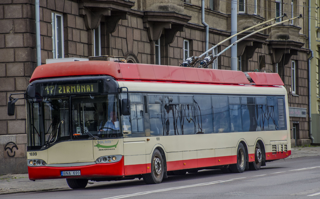 Вильнюс, Solaris Trollino II 15 AC № 1699