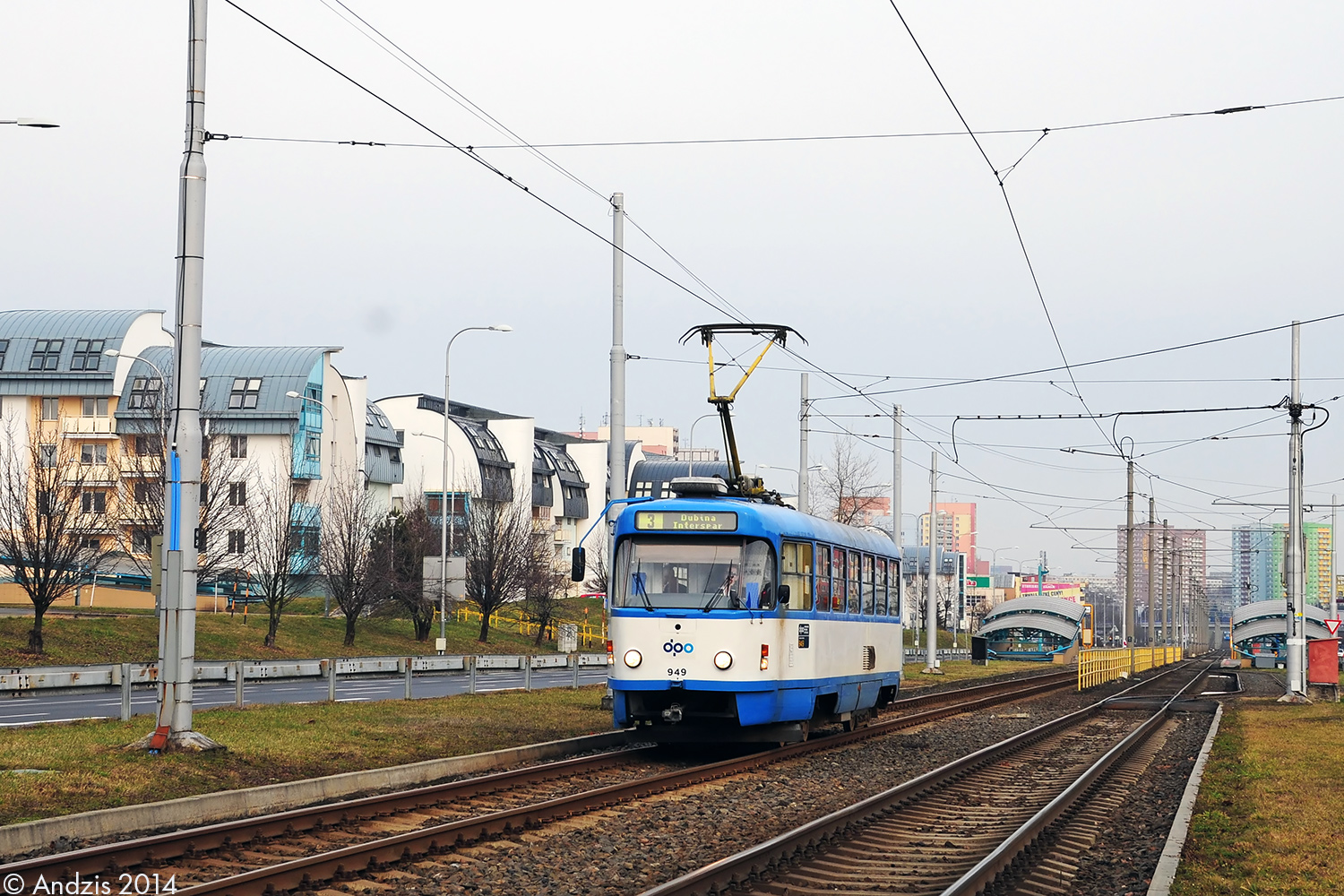 Острава, Tatra T3R.P № 949