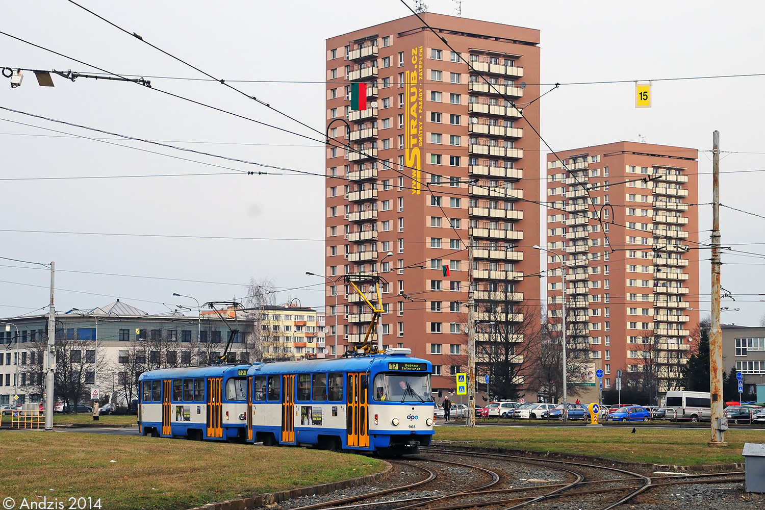 Острава, Tatra T3R.E № 968