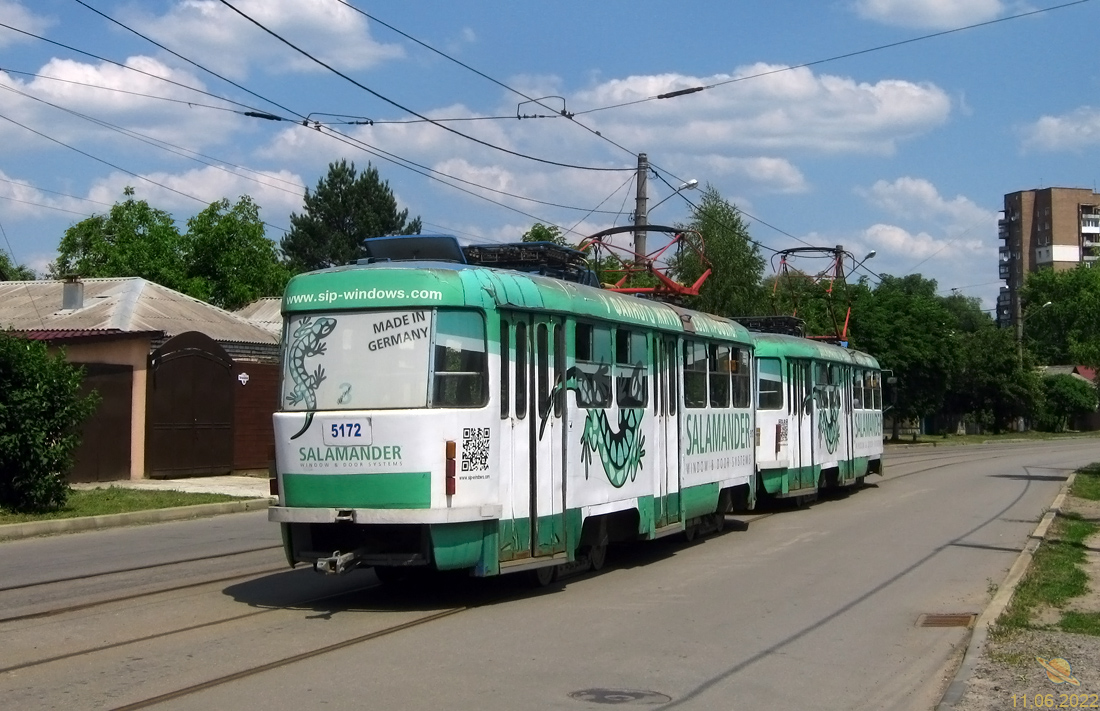 Харьков, Tatra T3A № 5172