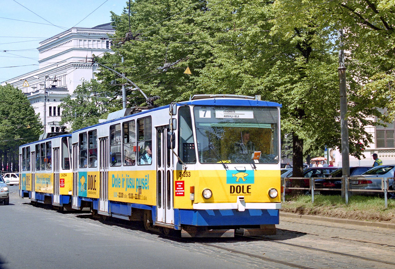 Рига, Tatra T6B5SU № 3-253 Рига, Tatra T6B5SU № 3-253
