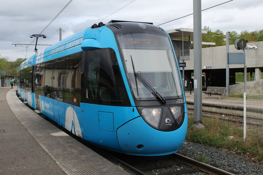 Lyon, Alstom Citadis Dualis N°. 52518 Lyon, Alstom Citadis Dualis N°. 52518