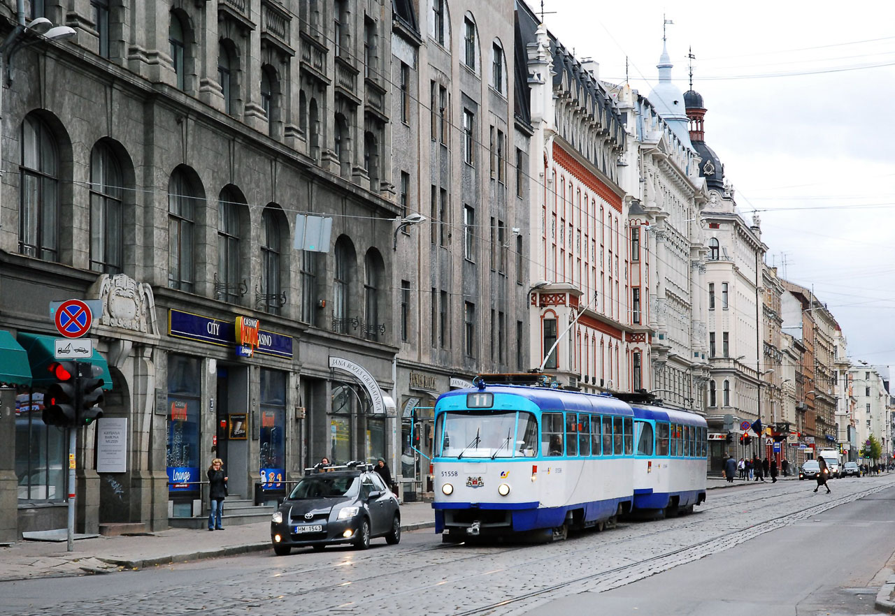 Рига, Tatra T3A № 51558