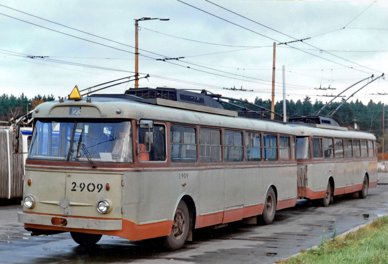 Рига, Škoda 9TrH29 № 2-909