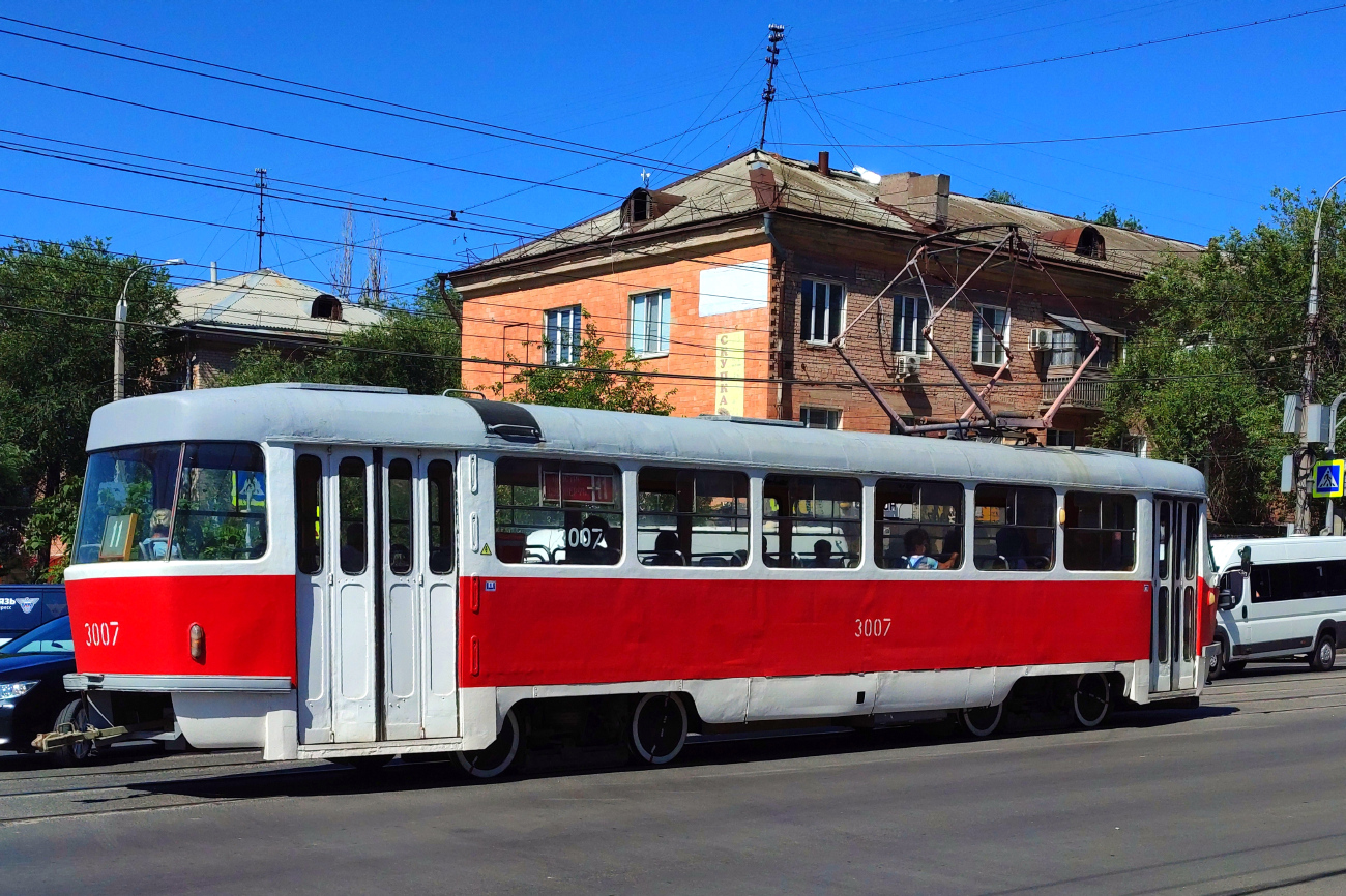 Volgograd, Tatra T3SU (2-door) Nr. 3007