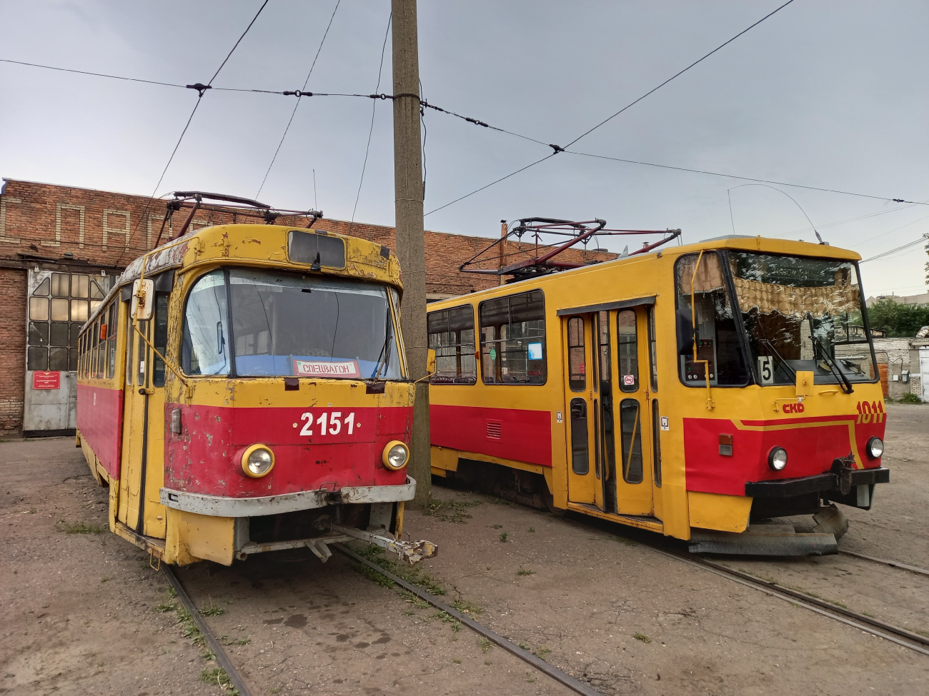 Барнаул, Tatra T3SU (двухдверная) № 2151