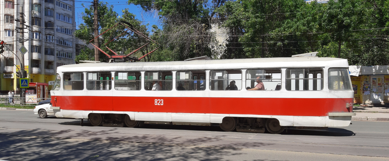 Самара, Tatra T3SU № 823
