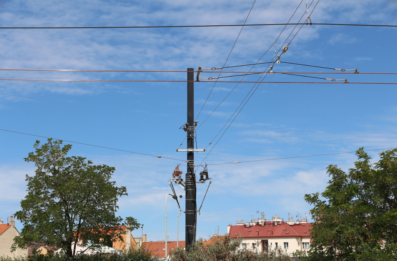 布拉格 — Trolleybus Lines and Infrastructure