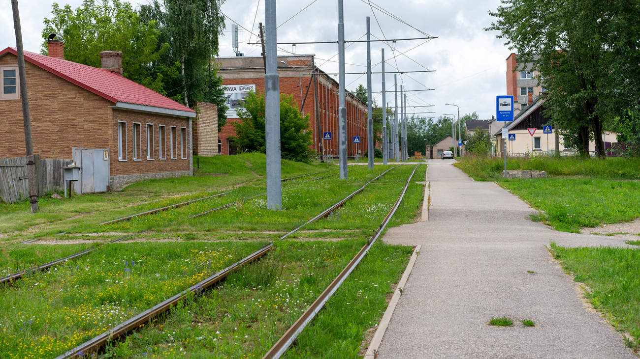 Даугавпилс — Трамвайные линии и инфраструктура